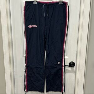 Aeropostale Women's Straight leg Track Pants - Navy/Pink - L – Y2K 2000’s